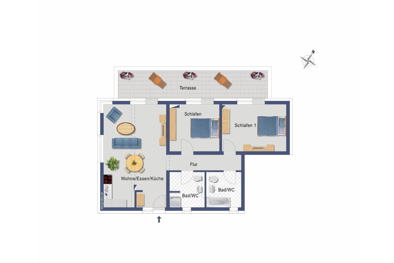 Haus Seven Seas - Wohnung Indik Heringsdorf  Eksteriør billede
